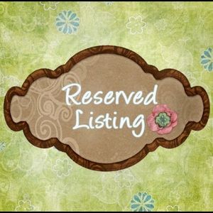 Reserved Listing