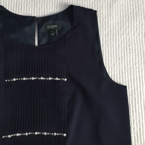 JCrew Pleated Sparkle Cami