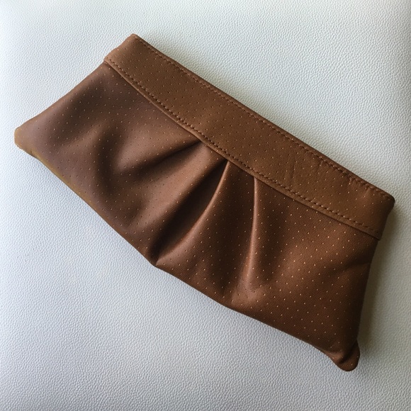 Lauren Merkin brown clutch - Picture 2 of 4
