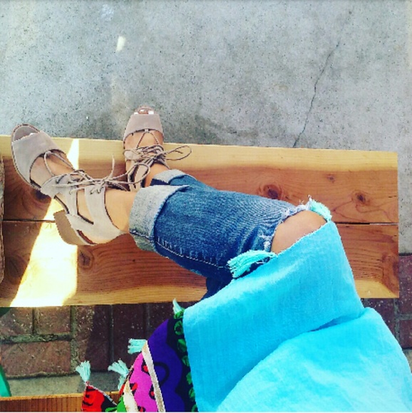 //The Stella// Taupe cutout chunky heel - Picture 4 of 4