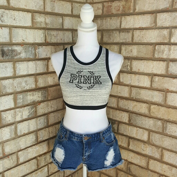 ▪PINK▪Hi-Neck Crop