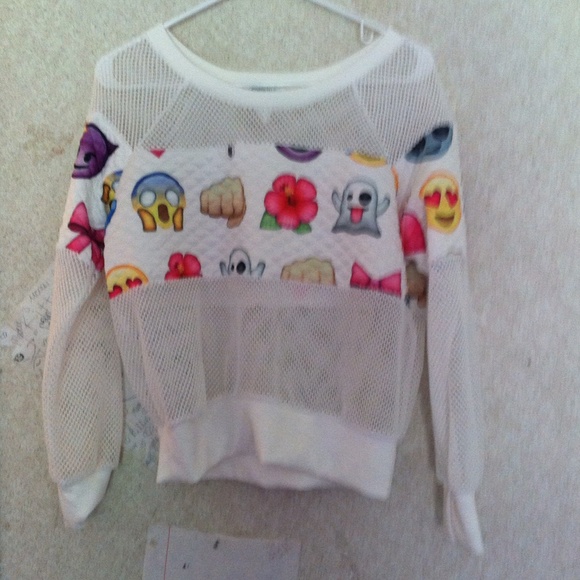 Mesh Emoji Shirt - Picture 2 of 2