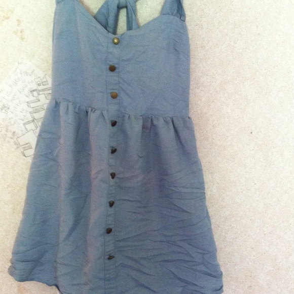 Blue Jean Short Dress - Picture 2 of 3