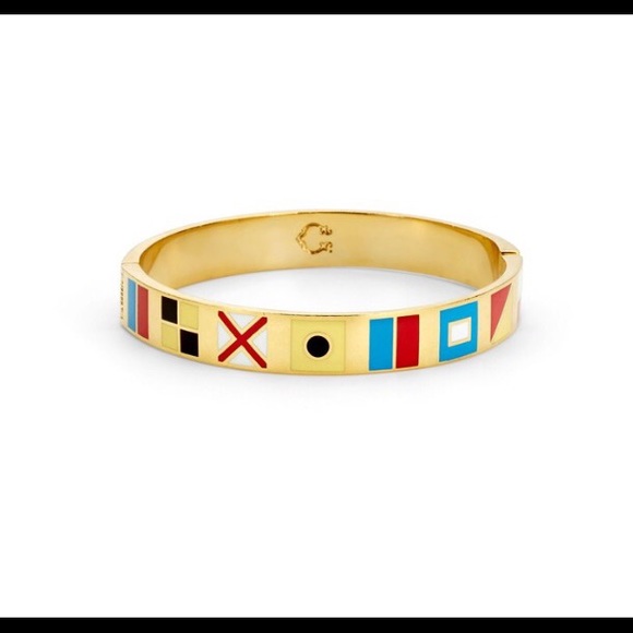 C.Wonder Sailing Flags Enamel Bangle