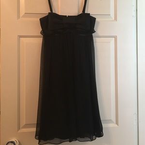 Black cocktail dress