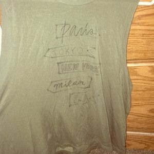 XS Paris Tokyo New York Milan LA Tank