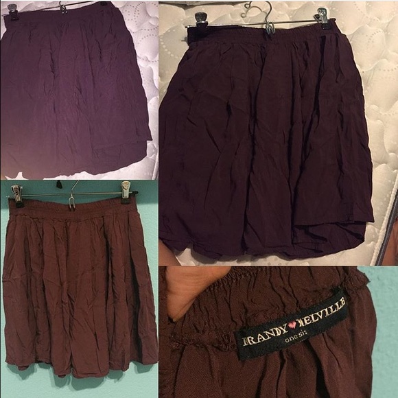 BM plum heather skirt