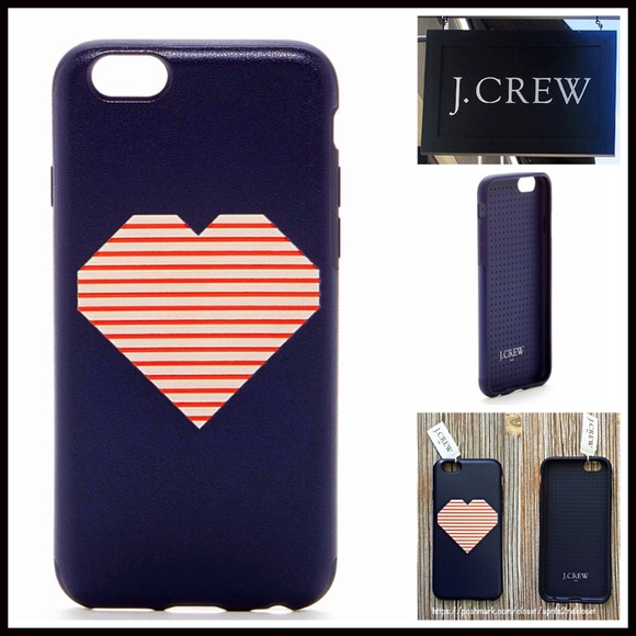 J. CREW HEART PRINT IPHONE CASE - Picture 4 of 5
