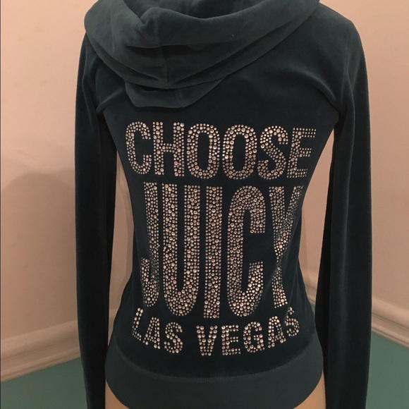Juicy Couture velour tracksuit top