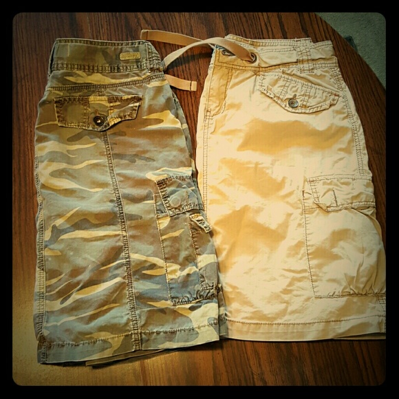 Bundle of Union Bay cargo skirts