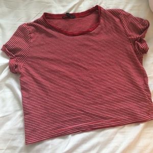 Cropped striped T-Shirt from Urban Outfitters