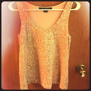 French Connection Sequin Top