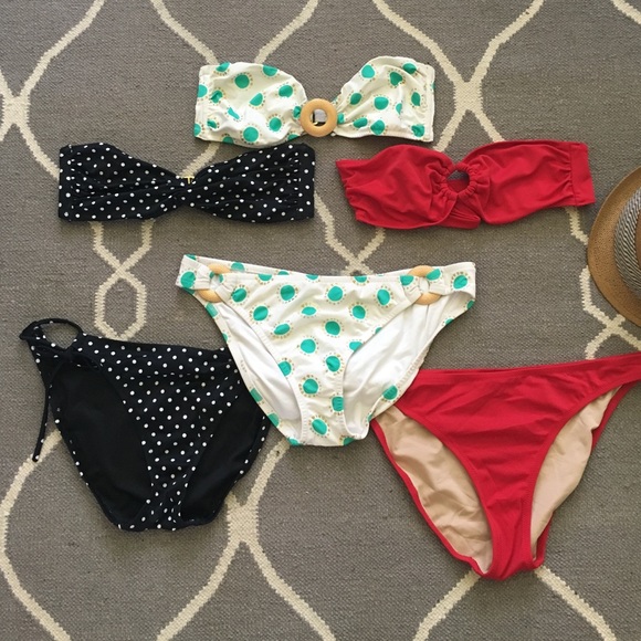 3 Victoria's Secret bikinis - M top L bottoms