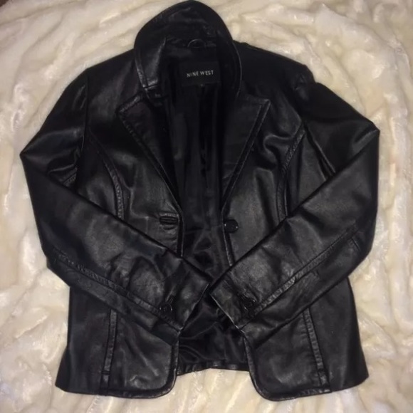 Nine West leather jacket