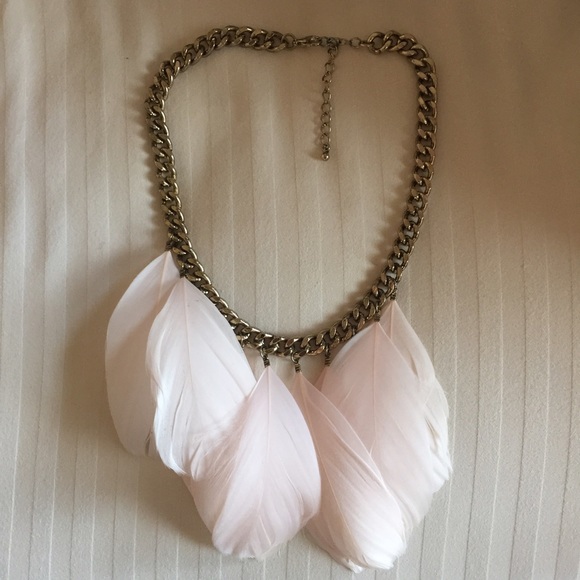 Feather necklace