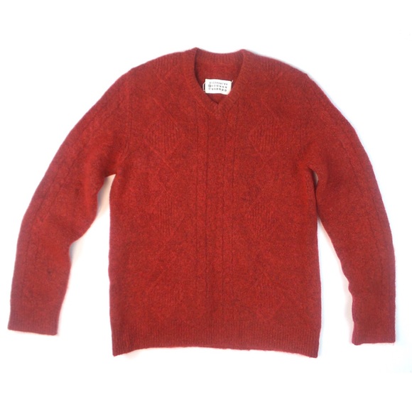 maison margiela mohair cardigan