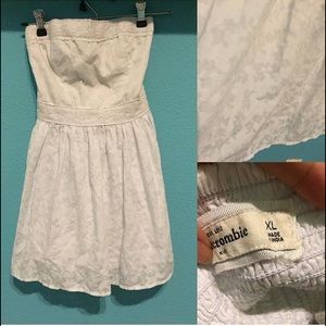 Cute white abercrombie kids dress