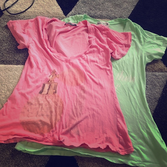 2 wildfox t-shirts