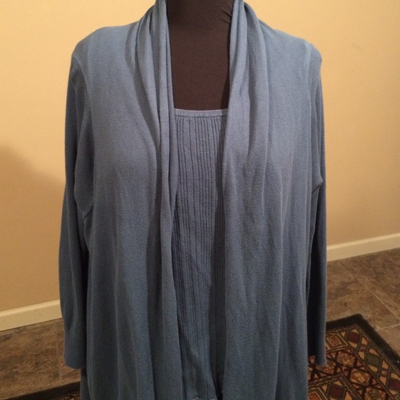 Jessica London sweater cardigan with camisole