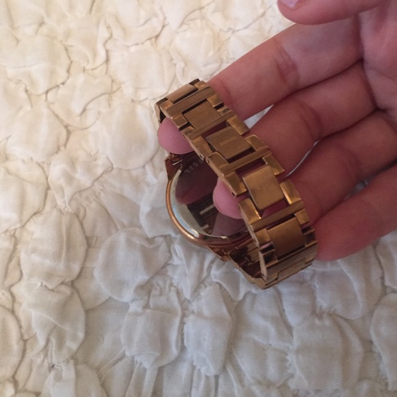Rose Gold Fossil Watch