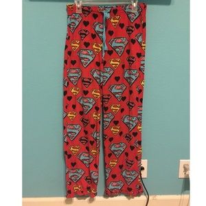 Cute super man pj pants