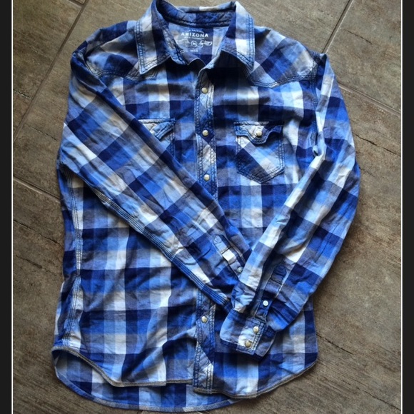 blue flannel shirt