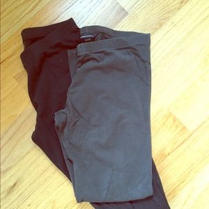 Two pairs of leggings