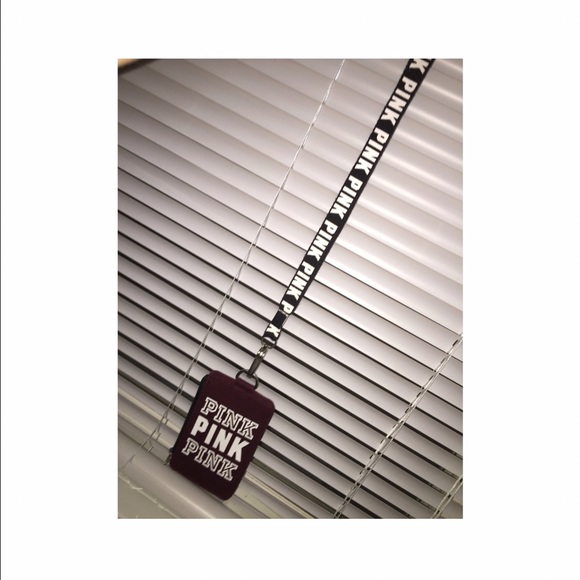 Victoria Secret ID student holder:COLOR:Maroon