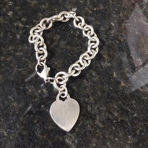 Tiffany heart bracelet.