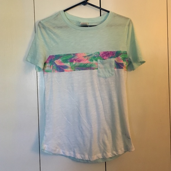 VS PINK Baby Blue and White Pocket