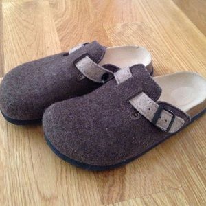 Felt 2 tone Betula (licensed by BIRKENSTOCK) clogs