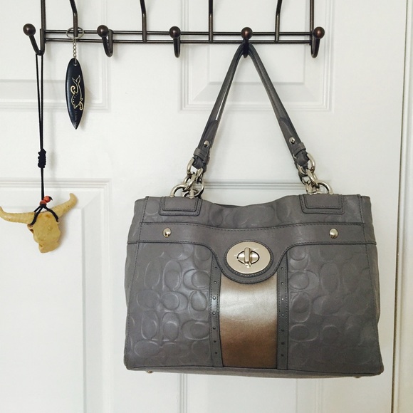 Coach leather handbag
