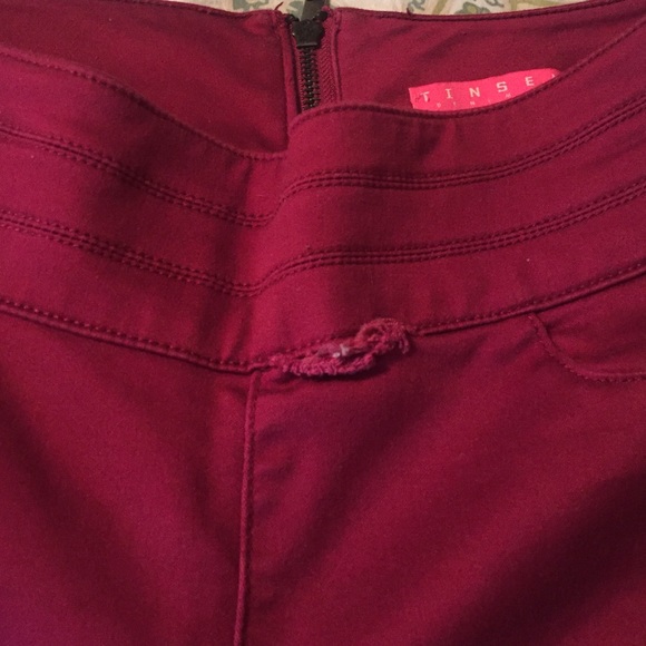 Magenta high waisted skinnies - Picture 2 of 3