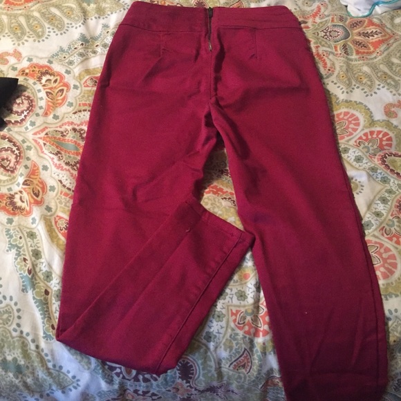 Magenta high waisted skinnies - Picture 3 of 3