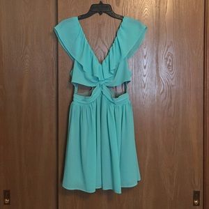 Flowy mint dress