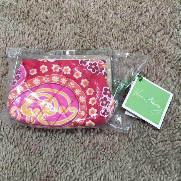 NWT Vera Bradley Kisslock Coin Purse