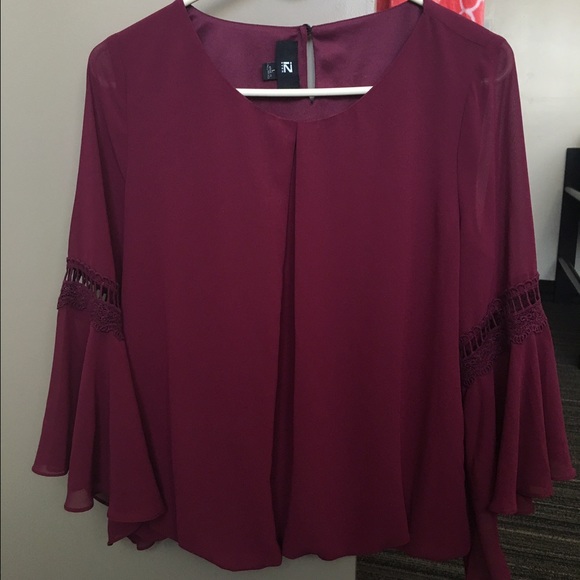 Maroon blouse