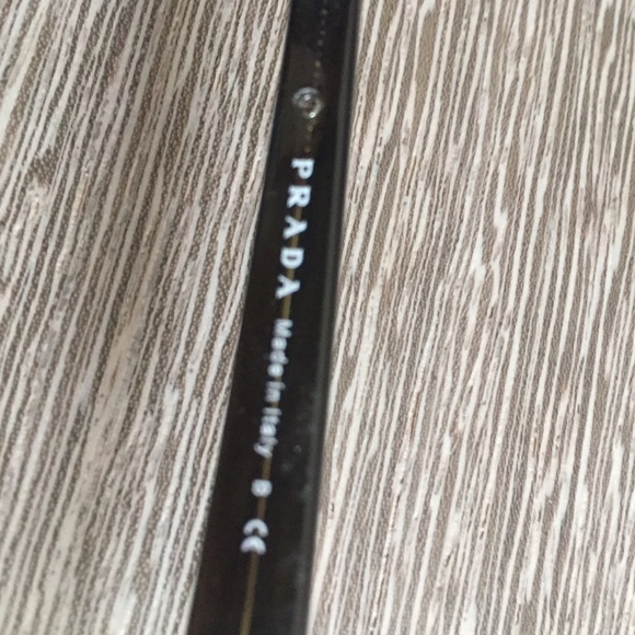 Prada men’s sunglasses gray plastic frame aviators with case - Picture 2 of 3