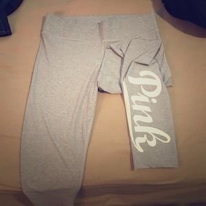 VS Pink Yoga Leggings