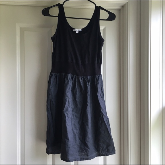 Black and gray dress