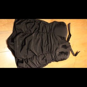 BRAND NEW Black Ruched One Piece