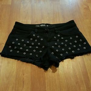 Vans black shorts
