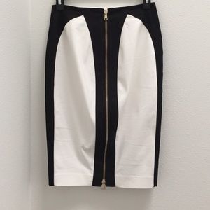Sexy color block Bebe skirt