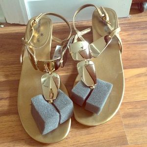 🆕Montego bay club gold sandals.