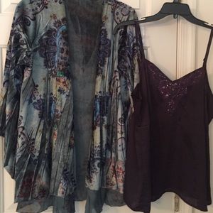 Duster and camisole set