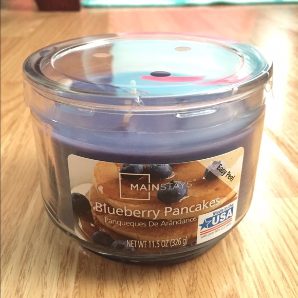 Blueberry pancake candle.