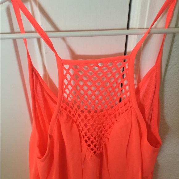 ON HOLD Chiffon solid a-line dress - Picture 2 of 2