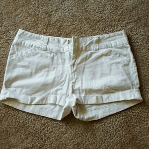White dress shorts