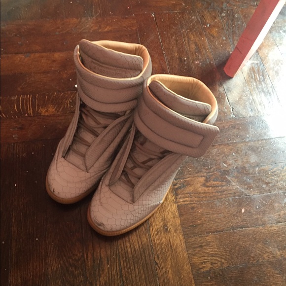 Silver margelias sneakers high tops