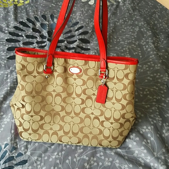 **Brand new medium size coach purse** on sale